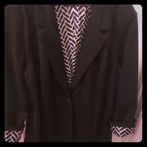 Plus size long sleeve blazer